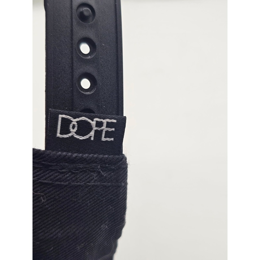 DOPE Black Solid Snapback Hat Cap, One Size Adjustable, Unisex Adults - Picture 4 of 7
